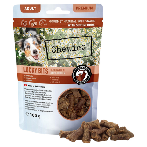 Chewies LUCKY BITS Hirsch & Huhn Adult 100 g