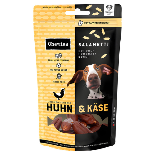 Chewies SALAMETTI Huhn & Käse 60 g