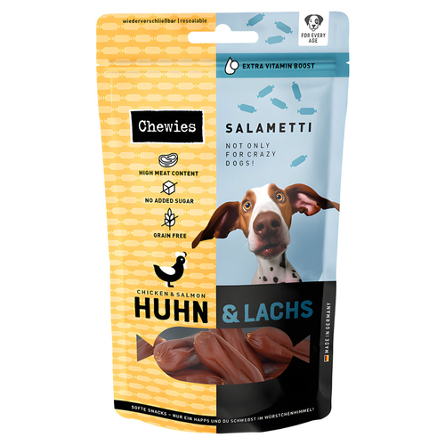 Chewies SALAMETTI Huhn & Lachs 200 g