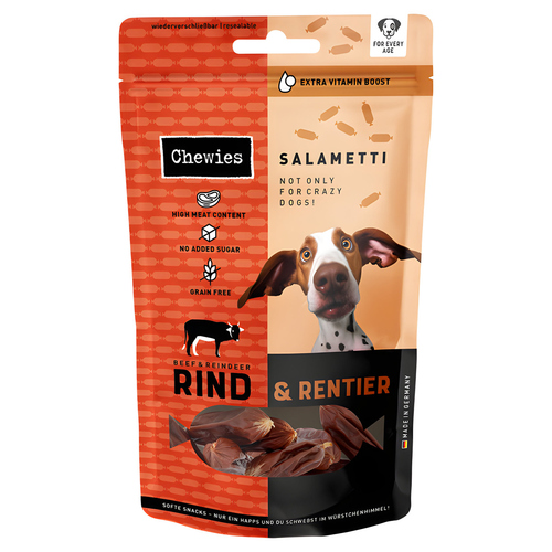 Chewies SALAMETTI Rind & Rentier 60 g