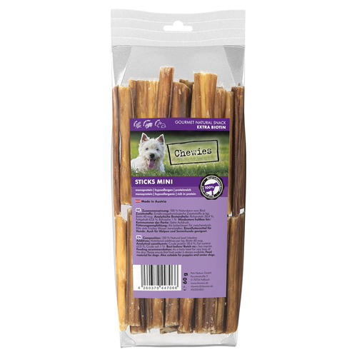 Produktbild von Chewies Sticks Mini Schwein Kaustangen - 60 g