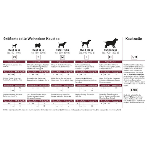 weitere Abbildung Chewies Weinreben-Kauknolle L/XL