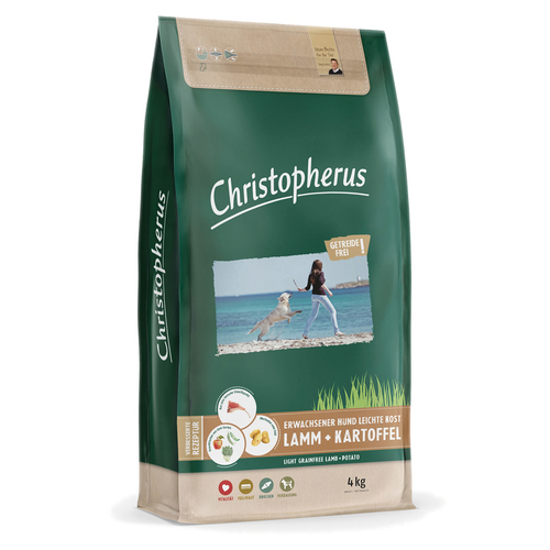 Christopherus Erwachsener Hund Leichte Kost mit Lamm & Kartoffel 4 kg