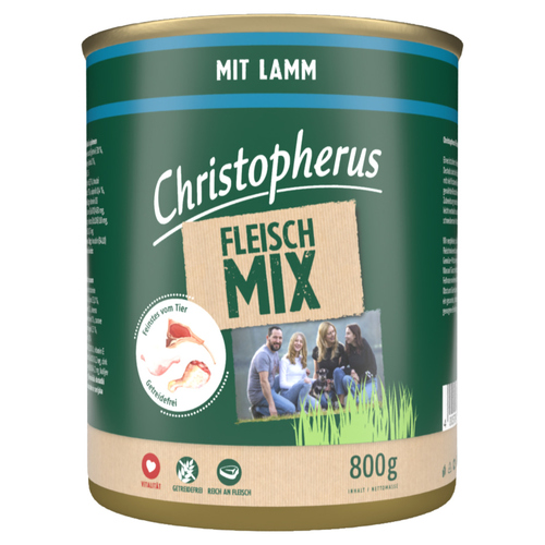 Christopherus Fleischmix mit Lamm - 6 x 800 g