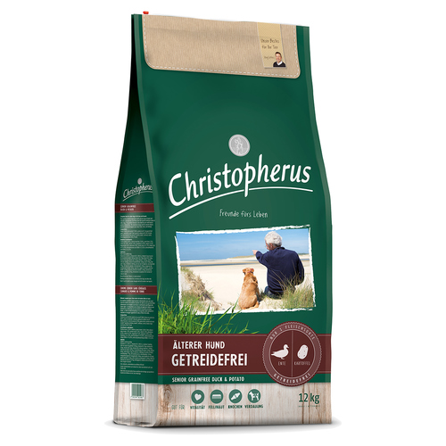 Christopherus Getreidefrei Senior mit Ente & Kartoffel 12 kg