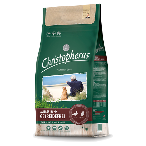 Christopherus Getreidefrei Senior mit Ente & Kartoffel 4 kg