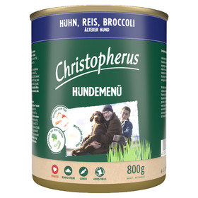 Abbildung Christopherus Menue Senior mit Huhn, Reis, Broccoli 800 g - 6 Stck