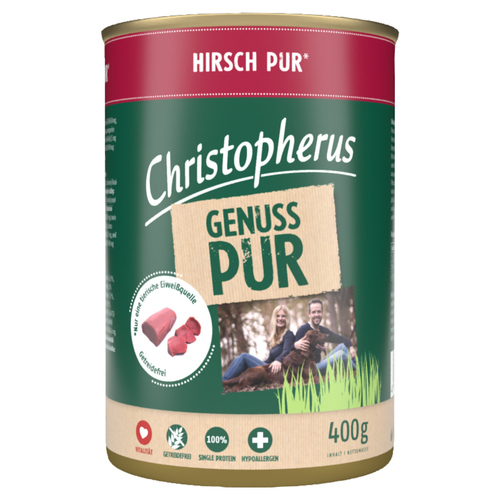 Christopherus Pur Hirsch 400 g - 6 Stück