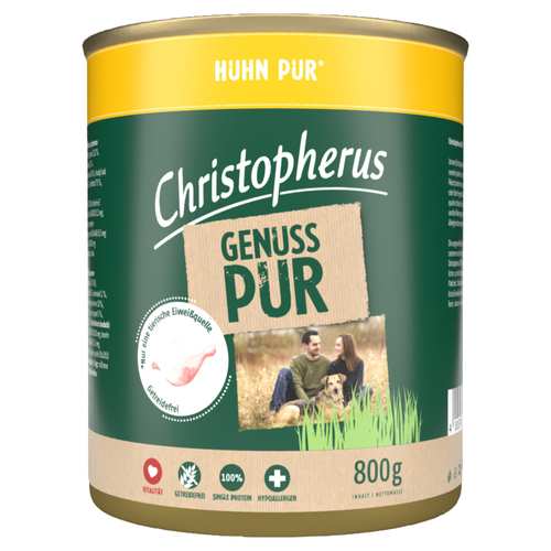 Christopherus Pur Huhn 800 g - 6 Stück