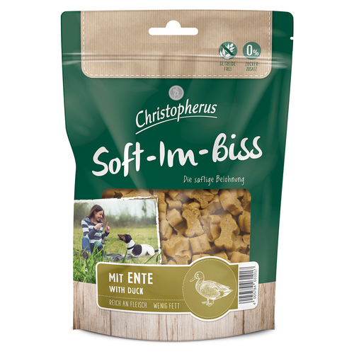 Christopherus Soft-Im-Biss mit Ente 125 g - 12 Stück