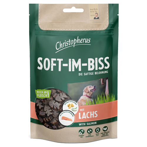 Christopherus Soft-Im-Biss mit Lachs 125 g - 12 Stück
