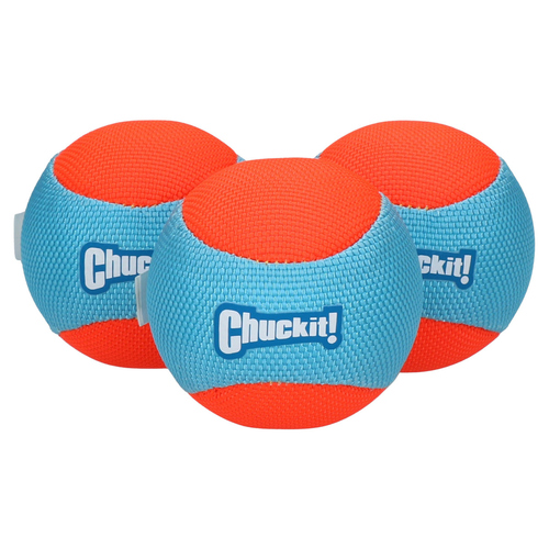 Chuckit! Hundespielzeug Amphibious Fetch Balls 3er Pack, Größe: M