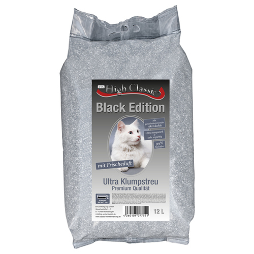 Classic Cat High Black Katzenstreu 12l | Klumpstreu