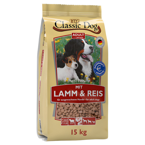 Classic Dog Classic Lamm & Reis 15 kg