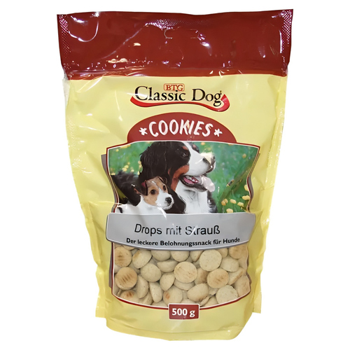 Classic Dog Cookies Drops mit Strauß 500 g