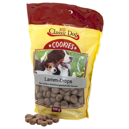 Classic Dog Cookies Lamm-Drops 500 g