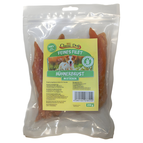 Classic Dog Feines Filet Hühnerbrustfilets 250 g