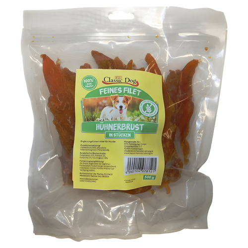 Classic Dog Feines Filet Hühnerbrustfilets 500 g