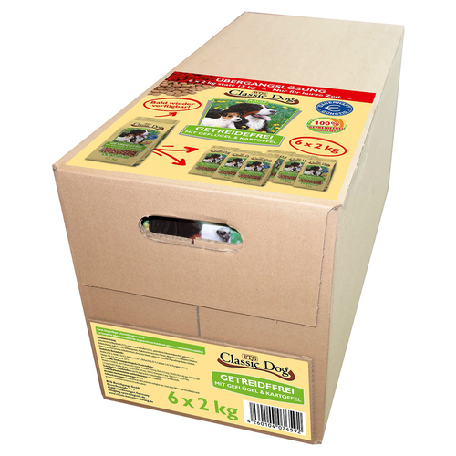 Classic Dog Geflügel & Kartoffel getreidefrei - 6 x 2 kg