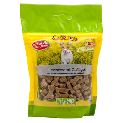 Classic Dog Meateez mit Geflügel 150 g - 12 Stück