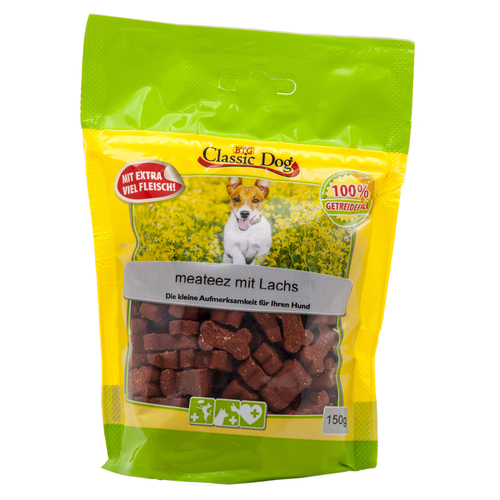 Classic Dog Meateez mit Lachs 150 g - 12 Stück