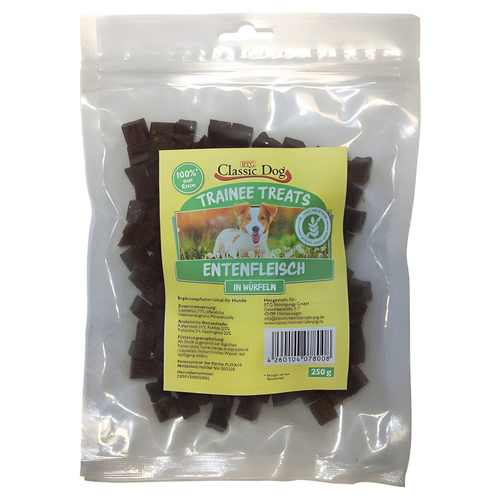 Classic Dog Trainee Treats Entenfleischwürfel 250 g