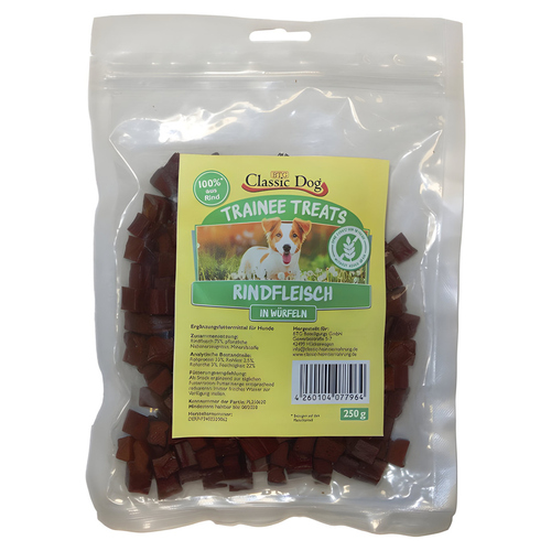 Classic Dog Trainee Treats Rindfleischwürfel 250 g