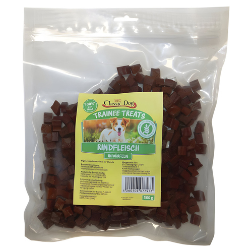 Classic Dog Trainee Treats Rindfleischwürfel 500 g