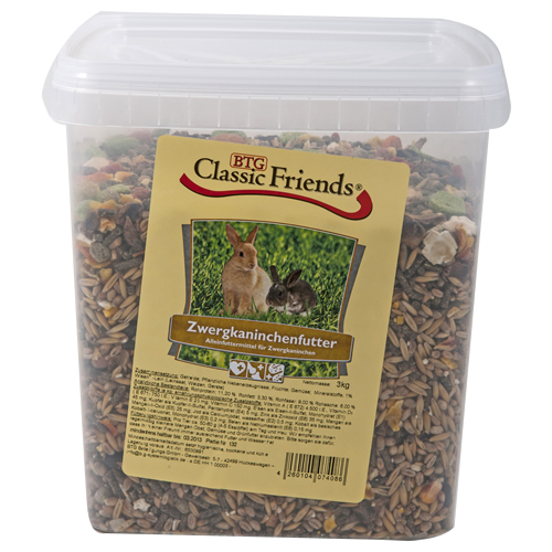 Classic Friends Zwergkaninchenfutter 3 kg