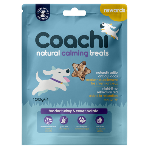 Coachi Hundesnack Natural Calming Treats Turkey 100 g