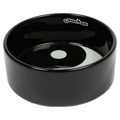 Coockoo Hunde Futternapf YingYang schwarz/weiß