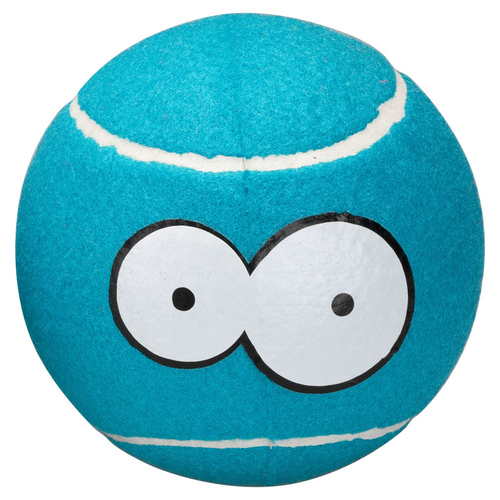 Coockoo Hundespielzeug Tennisball blau, Durchmesser: 15 cm