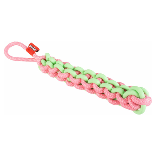 Coockoo Hundespielzeug Twisting Tugger grün/rosa