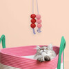 Coockoo Katzenspielzeug Bällchen Dizzy Dangle rot/rosa Abbildung 3