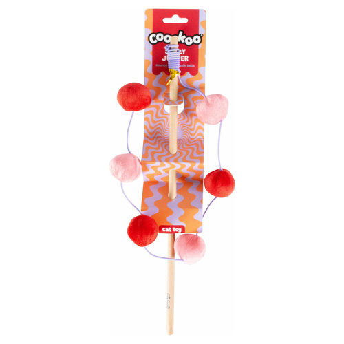 weitere Abbildung Coockoo Katzenspielzeug Jolly Jumper rot/rosa