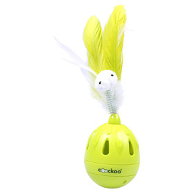 Abbildung Coockoo Katzenspielzeug Tumbler limone