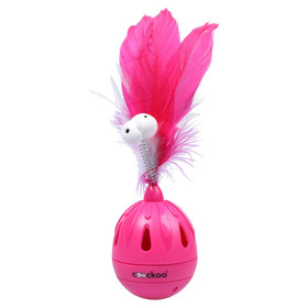 Abbildung Coockoo Katzenspielzeug Tumbler rosa