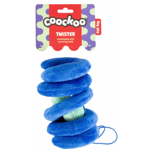 weitere Abbildung Coockoo Katzenspielzeug Twister blau