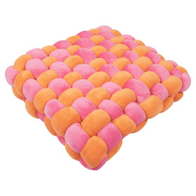 Coockoo Kissen Velvet Vibe orange/rosa