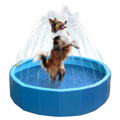 CoolPets Hundebecken Splash Sprinkler Pool