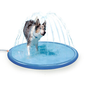 Abbildung CoolPets Hundepool mit Sprinkleranlage
