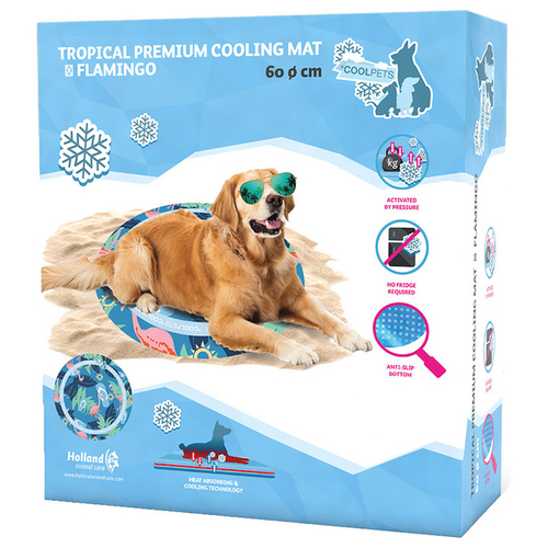 weitere Abbildung CoolPets Tropical Premium Khlmatte (Flamingo)