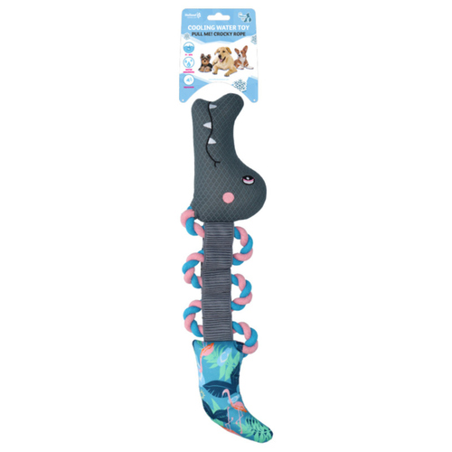 CoolPets Wasserspielzeug Pull me! Crocky rope (Flamingo)