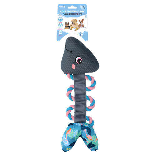 CoolPets Wasserspielzeug Pull me! Fishy rope (Flamingo)