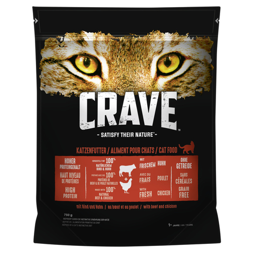 Crave Adult mit Rind + Huhn 750 g