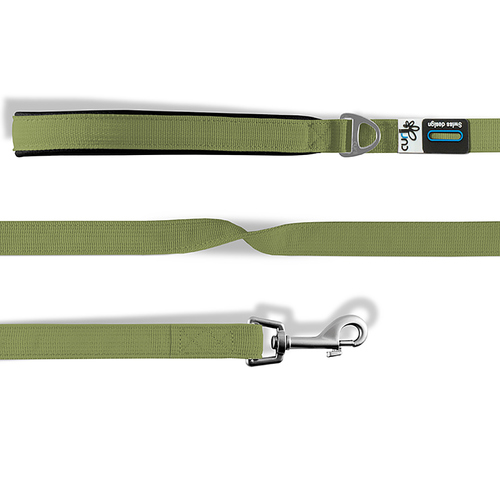 Curli Basic Leine Nylon olive