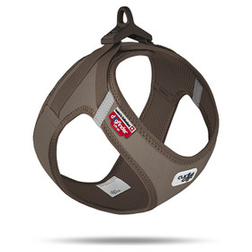 Abbildung Curli Clasp Vest Geschirr Cord braun
