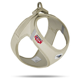 Abbildung Curli Clasp Vest Geschirr Cord tan