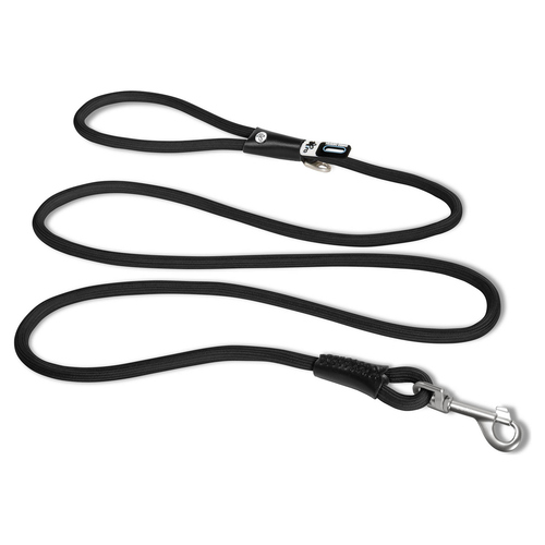 Curli Stretch Comfort Leine schwarz