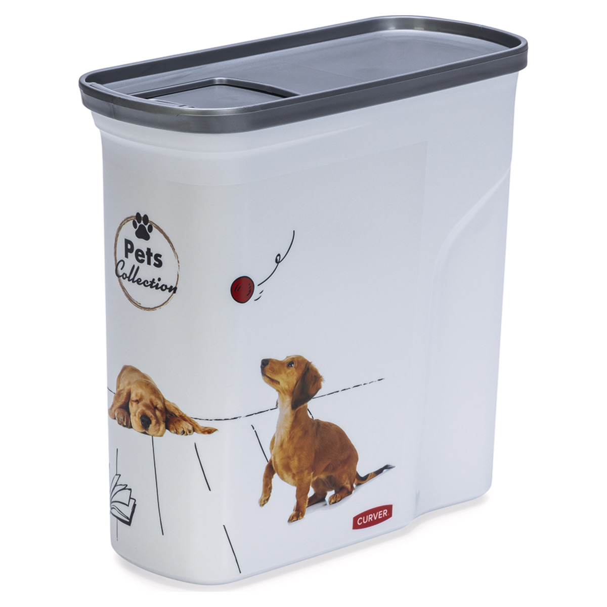 Curver Futtercontainer wei | Hundefutter frisch halten